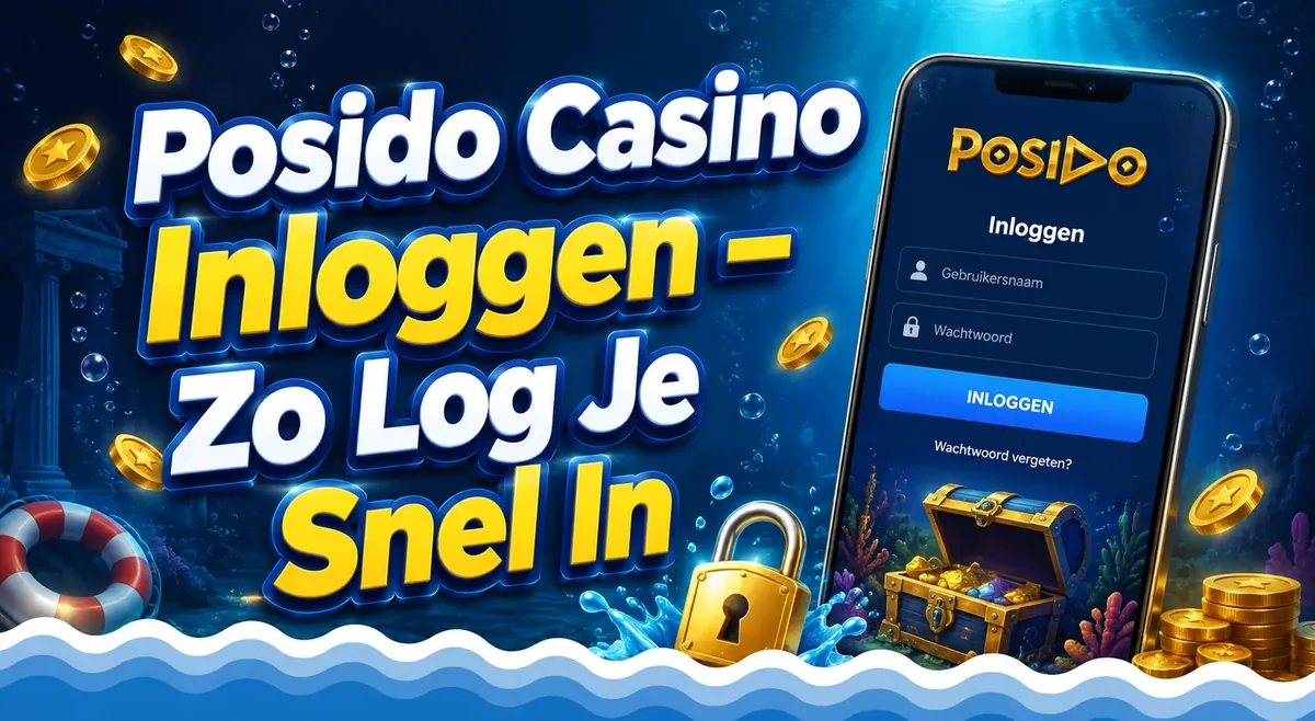 Posido Casino inloggen: inlogscherm op mobiel met gebruikersnaam, wachtwoord en de knop Inloggen
